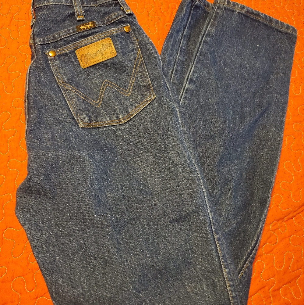 High waisted wranglers